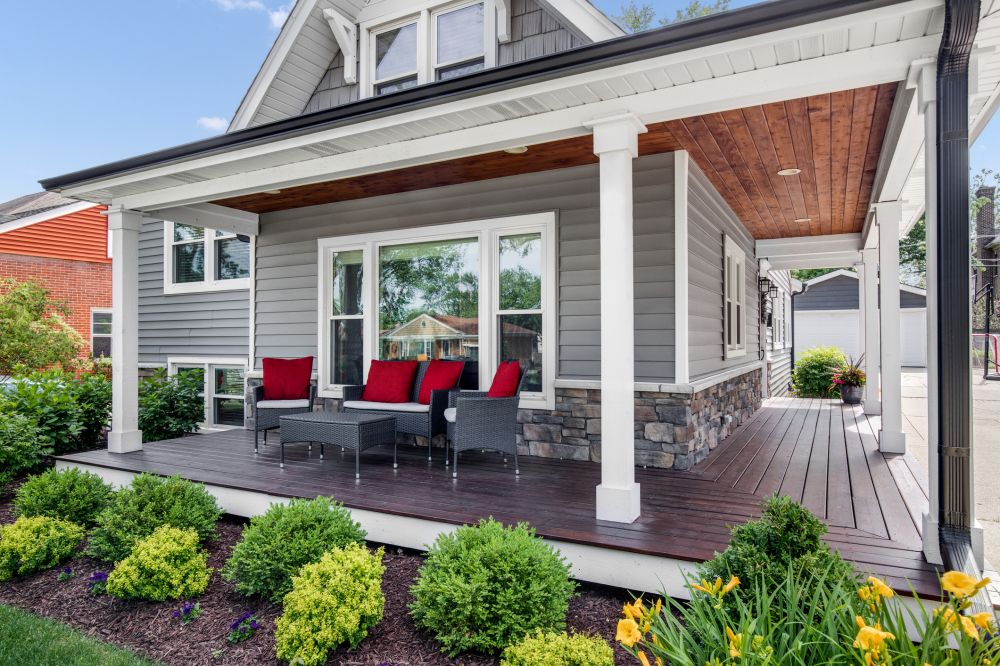 Porch Pillar Repair in Barrington