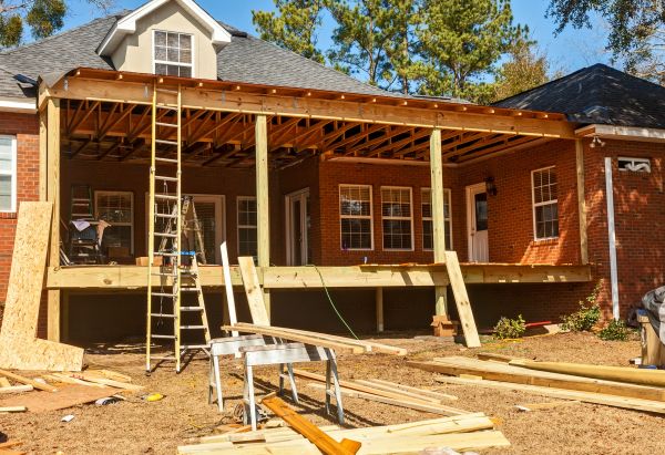 Sagging Deck Repair in Barrington