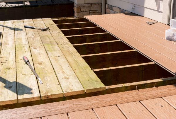 Deck Floor Replacement in Barrington