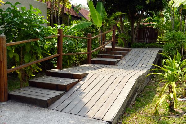 Wood Ramp Installation in Barrington