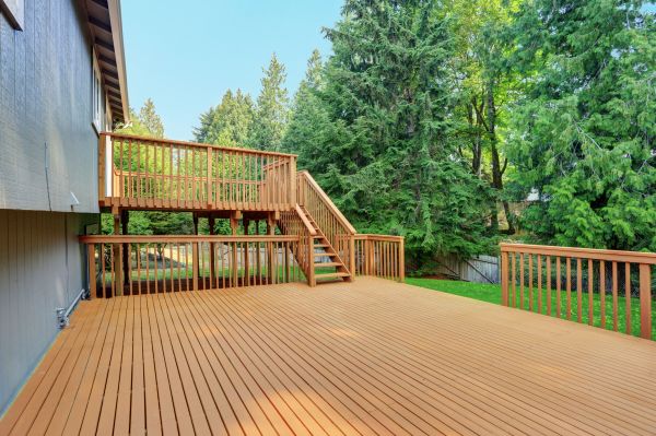 Multi Level Deck Installation in Barrington