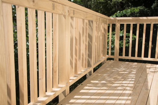 Pine Deck Installation in Barrington