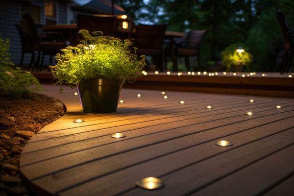 Ground Level Deck Construction in Barrington